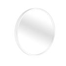 Espelho Decorativo Round Externo Branco 20 Cm De Redondo