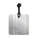 Espelho Decorativo Tie Alça Naval Preta 50 x 50 cm Quadrado Espelho Decorativo Tie Alça Naval Preta 50 x 50 cm Quadrado