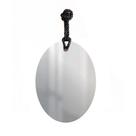 Espelho Decorativo Tie Alça Naval Preta 60x40 cm Oval
