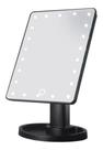 Espelho Emoldurado De Mesa, Com Led E Suporte De Plástico, Para Maquiagem Com 16 Leds