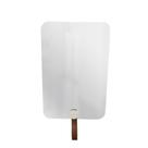 Espelho Funcional Hook Branco Alça Caramelo 60x40 cm Retangular Espelho Funcional Hook Branco Alça Caramelo 60x40 cm Retangular