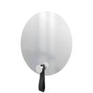 Espelho Funcional Hook Branco Alça Prata 50 Cm Redondo Espelho Funcional Hook Branco Alça Prata 50 Cm Redondo