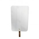 Espelho Funcional Hook Branco Retangular Com material sintético Caramelo 60 X 40 Cm Espelho Funcional Hook Branco Retangular Com material sintético Caramelo 60 X 40 Cm