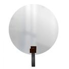 Espelho Funcional Hook Corten Alça Preta 50 Cm Redondo