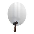 Espelho Funcional Hook Preto Alça Rajada 50 Cm Redondo Espelho Funcional Hook Preto Alça Rajada 50 Cm Redondo