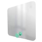 Espelho Funcional Hook Verde 50x50 Cm Quadrado Espelho Funcional Hook Verde 50x50 Cm Quadrado