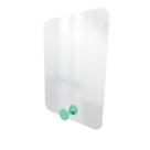 Espelho Funcional Hook Verde 60x40 cm Retangular Espelho Funcional Hook Verde 60x40 cm Retangular