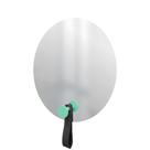 Espelho Funcional Hook Verde Alça Preta 50 Cm Redondo Espelho Funcional Hook Verde Alça Preta 50 Cm Redondo