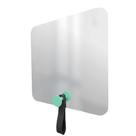 Espelho Funcional Hook Verde Alça Preta 50x50 Cm Quadrado Espelho Funcional Hook Verde Alça Preta 50x50 Cm Quadrado