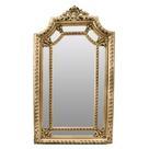 Espelho Gigante Madeira Classico Dourado Entalhado Luxo Espelho Gigante Madeira Classico Dourado Entalhado Luxo