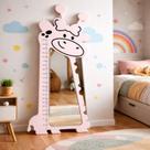 Espelho Girafa Laço 150cm Régua de Crescimento