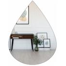 Espelho Gota Grande 90 X 65 Moderno Lapidado Com Suporte