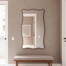 Espelho Grande Decorativo Orgânico Sala 44x64cm Mod Paris