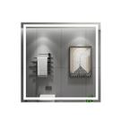 Espelho Led 60x40 Cm Jateado Retangular Botão Touch Premium