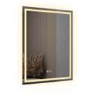 Espelho Led Banheiro 3 Cores De Luz Com Desembaçador 90x70cm
