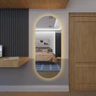 Espelho Led Bivolt Luz Branca Luz neutra Luz Amarela Decorativa Quarto Sala Salão Hall Vmex