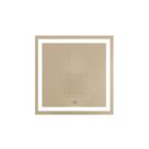 Espelho Led Jateado Quadrado 80x80 Cm Touch-screen Bivolt