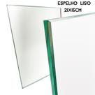 Espelho liso retangular 21x15cm lapidação profissional sem logo ou moldura 5mm Espelho liso retangular 21x15cm lapidação profissional sem logo ou moldura 5mm