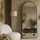 Espelho Lopazzi 170x70cm Arcos Grande P/ Closet Quarto Preto