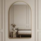 Espelho Lopazzi 90X60cm Base Reta Grande Moldura Alumínio Quarto Sala Hall Pinterest Corpo Inteiro