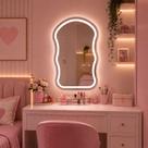 Espelho Lopazzi Orgânico 90x60cm com LED para Lavabo,Penteadeira,Mesa de Maquiagem,Quarto Espelho Lopazzi Orgânico 90x60cm com LED para Lavabo,Penteadeira,Mesa de Maquiagem,Quarto