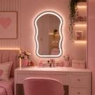 Espelho Lopazzi Orgânico 90x60cm com LED para Lavabo,Penteadeira,Mesa de Maquiagem,Quarto Espelho Lopazzi Orgânico 90x60cm com LED para Lavabo,Penteadeira,Mesa de Maquiagem,Quarto