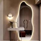 Espelho Lopazzi Orgânico Grande para Quarto Sala Closet 170x70 LED Decorativo