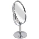 Espelho Mesa Oval Giratório Dupla Face Aumento Zoom p