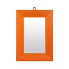 Espelho Moldura 18X12 Laranja Budeplast