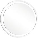 Espelho Multiuso Lapidado Pendurador Jateado Led Branco 60cm Redondo