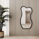 Espelho Orgânico 120x60cm Moldura Mdf Doly Euronobre