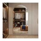 Espelho Orgânico 90x40 Lapidado com Suporte Decorativo Parede Sala Quarto Banheiro
