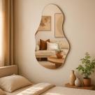 Espelho Orgânico Corpo Inteiro Decorativo para Quarto Sala Banheiro 115x60 ORG05