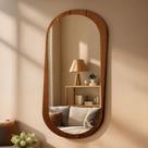 Espelho Orgânico Moldura Mdf 170x85 Sereno Espelho Orgânico Moldura Mdf 170x85 Sereno
