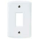 Espelho ou placa 4x2 com 1 posto interruptor ou tomada lux