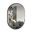 Espelho Oval 60x40cm com Moldura