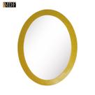 Espelho Oval com Moldura Multiuso 31x40 Mdf Madeira Decorada