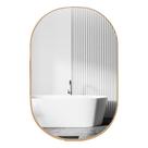 Espelho Oval Decorativo 80X50cm Sem Moldura. Ideal para Hall de Entrada, Recepções Quartos, Salas, Lavabos, Banheiros, Corredores