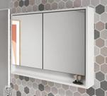 Espelho Painel Espelheira para Banheiro Petrópolis 80 MDF Espelho Painel Espelheira para Banheiro Petrópolis 80 MDF