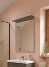 Espelho para Banheiro Com Led 60cm Mdf Verde - On Móveis Espelho para Banheiro Com Led 60cm Mdf Verde - On Móveis