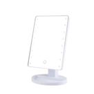 Espelho Para Maquiagem de Mesa Com 16 Luzes Led Camarim Portátil Penteadeira Estética
