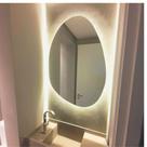 Espelho Pequeno Com Luz Led 30*40 Barato Maquiagem Rosto Espelho para maquiagem portátil tomada + fo