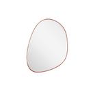 Espelho Pinterest Orgânico Borda Couro 3cm 44x64cm Nuvem Espelho Pinterest Orgânico Borda Couro 3cm 44x64cm Nuvem