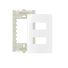 Espelho Placa 4x2 2 Postos Separados Com Suporte Sleek MarGirius