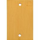 Espelho Placa P/Piso Latao 4X2 Cega Olivo Pll01