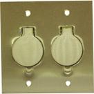 Espelho Placa P/Piso Metal 4X4 2Tom Red Pres Stamp Espelho Placa P/Piso Metal 4X4 2Tom Red Pres Stamp
