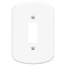 Espelho Placa Para Interruptor Tampa F1 4x2 Fame Blanc Espelho Placa Para Interruptor Tampa F1 4x2 Fame Blanc