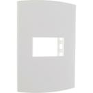Espelho Placa Peesa Alfa P1502 4X2 1Modulo Branco Espelho Placa Peesa Alfa P1502 4X2 1Modulo Branco