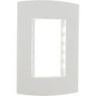 Espelho Placa Peesa Alfa P1503 4X2 3Modulo Branco