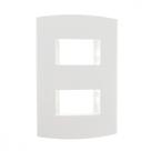Espelho Placa Peesa Alfa P1504 4X2 2Modulo Dist.Branco Espelho Placa Peesa Alfa P1504 4X2 2Modulo Dist.Branco